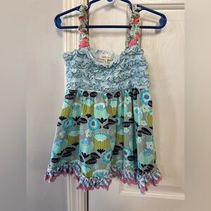 Matilda Jane Blue and Green Floral Camisole size 6